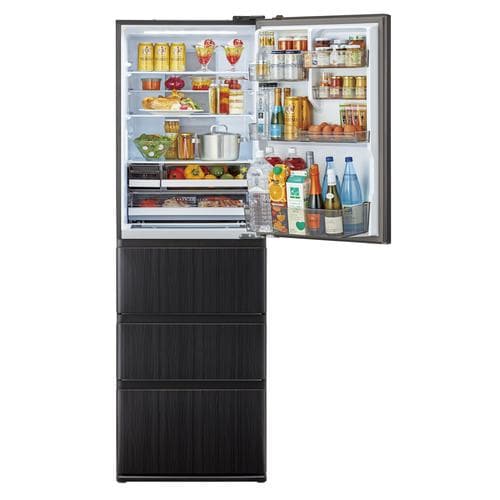 アクア 冷蔵庫 458L 右開き 4ドア 幅59.5cm 大容量冷凍室 おいシールド