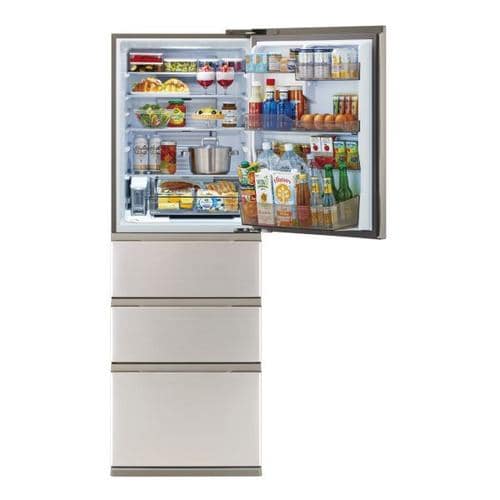 AQUA 冷蔵庫 362L 右開き 4ドア 幅60cm スタイリッシュデザイン 真ん中