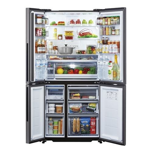 アクア 冷蔵庫 512L 観音開き 4ドア 幅83cm うす型 大容量冷凍室