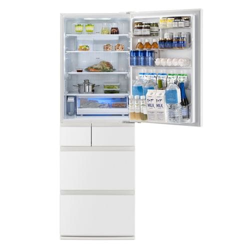 パナソニック 冷蔵庫 406L 右開き 5ドア 幅60cm ワンダフルオープン 微