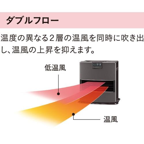 CORONA FH-VX5724BY(W) 石油ファンヒーター 木造15畳・コンクリート20