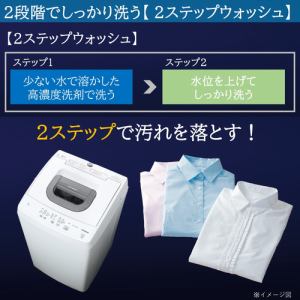 日立 NW-50J W 全自動洗濯機 5kg ホワイト NW50J W | ヤマダウェブコム