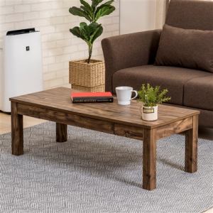 幅105]センターテーブル シンプル 引き出し付き 幅105x奥行45x高さ35cm