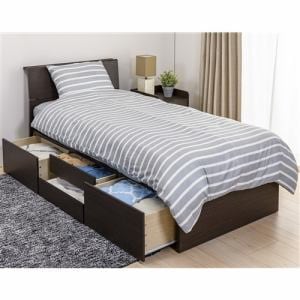 新生活応援特価】[シングル]ヤマダオリジナル 引き出し付きベッド