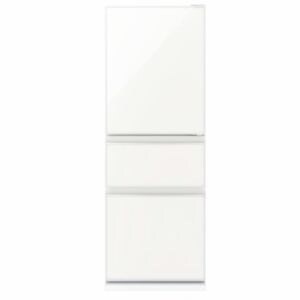三菱電機 MR-CG33GL-W 3ドア冷蔵庫 (330L・左開き) ナチュラルホワイト
