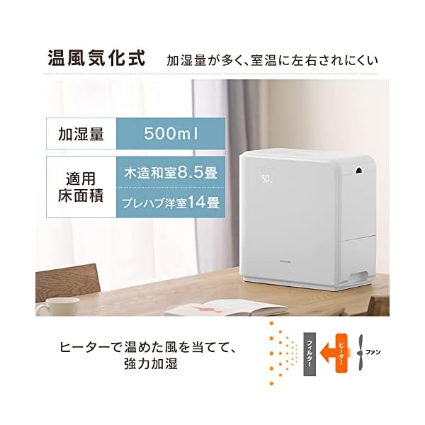 ヤマダモール | アイリスオーヤマ 加湿器 大容量 スチーム式(加熱式