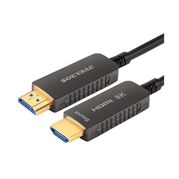 ヤマダモール | 8K 光ファイバーHDMIケーブル 20m, SOEYBAE 8K HDMI