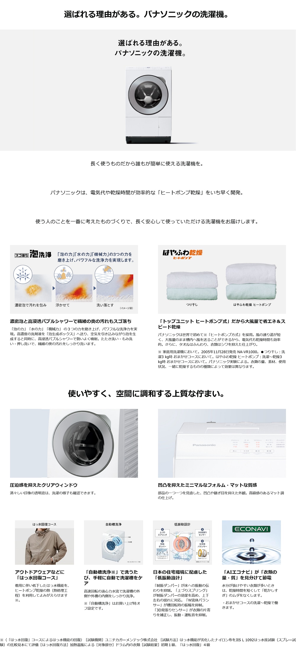 パナソニック ドラム式洗濯乾燥機 洗濯11.0kg 乾燥6.0kg 幅60.4cm スゴ