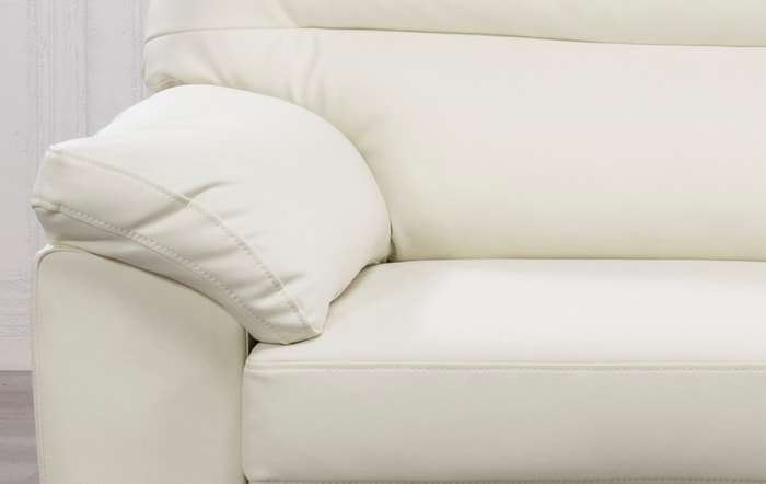 ヤマダオリジナル［3人掛］ソファ 「YS130012IV」幅209 合成皮革