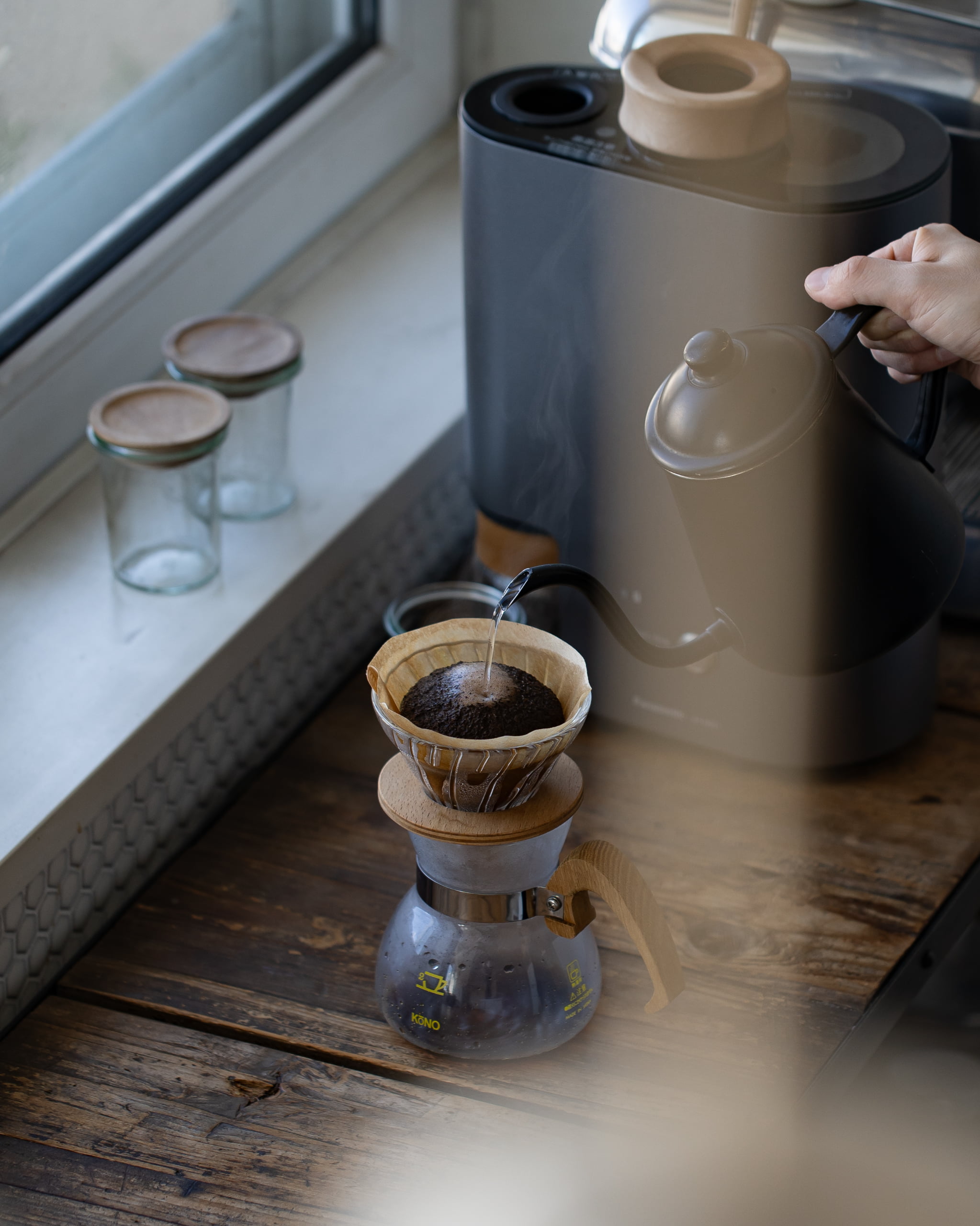 木とガラス｜KONO式コーヒーサーバーの魅力を探る