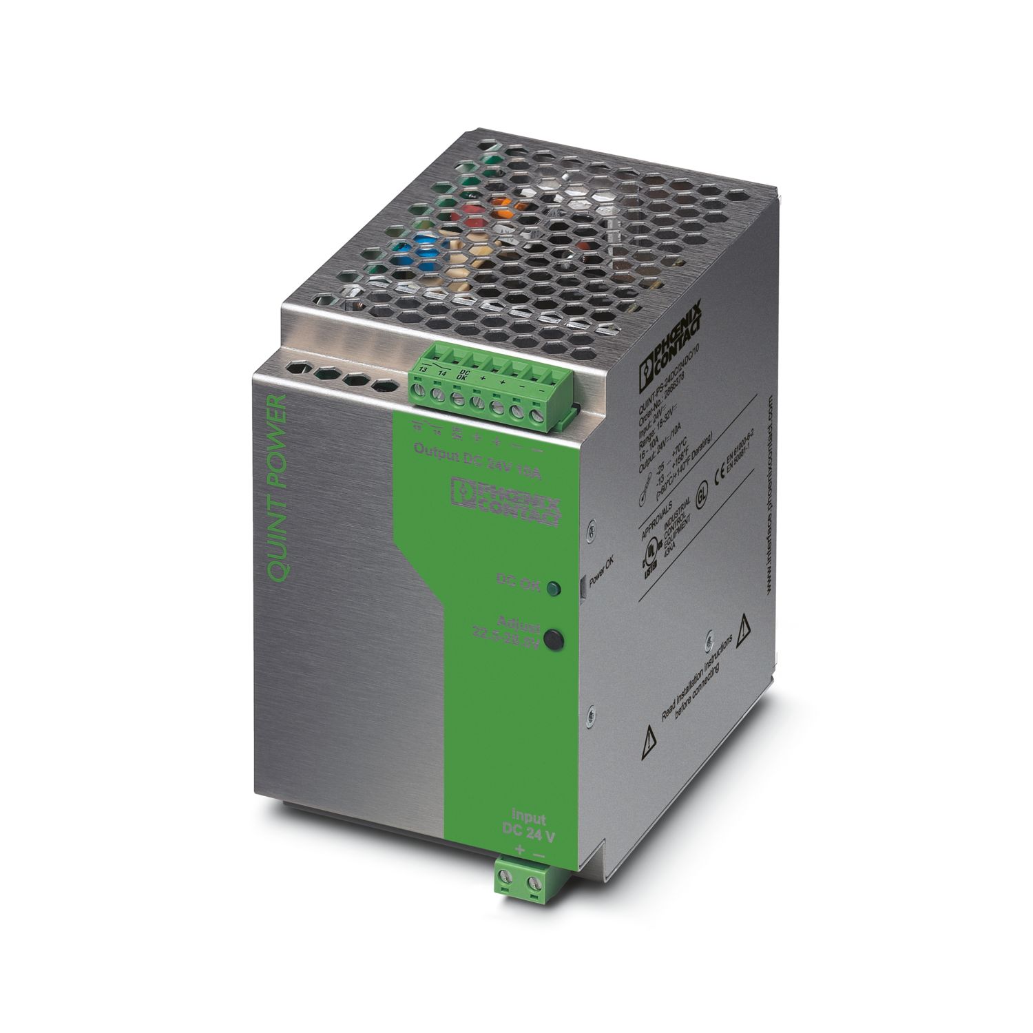 QUINT-PS- 24DC/24DC/10 - DC/DCコンバータ - 2866378 | Phoenix Contact