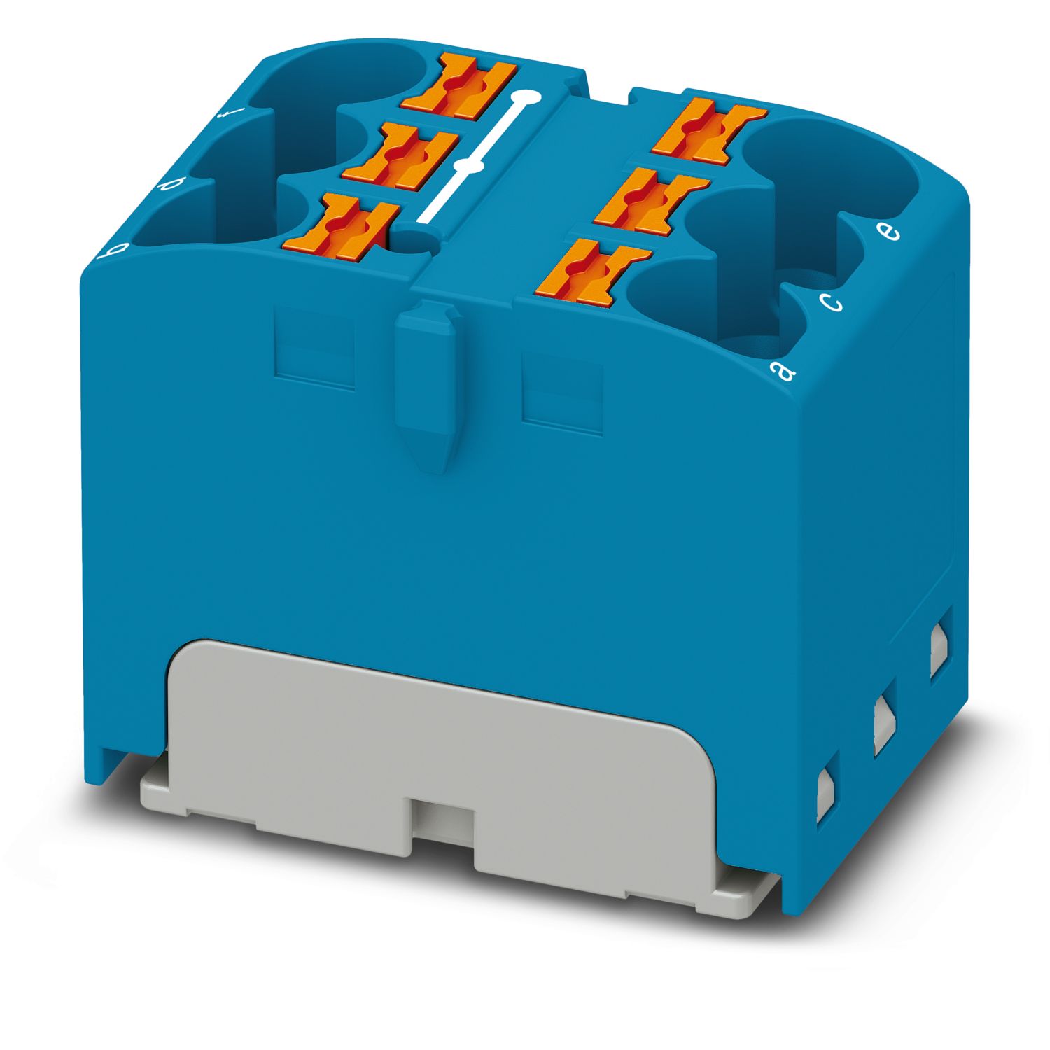 PTFIX 6X4 BU - Distribution block - 3273792 | Phoenix Contact