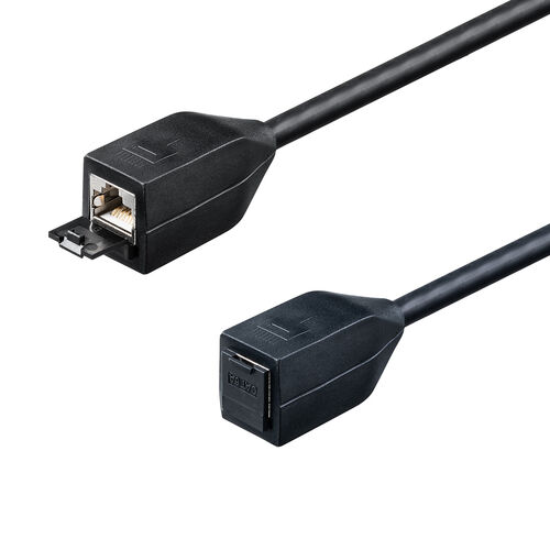 延長用 CAT6A LANケーブル 40m ケーブルリール一体型 屋外対応/500