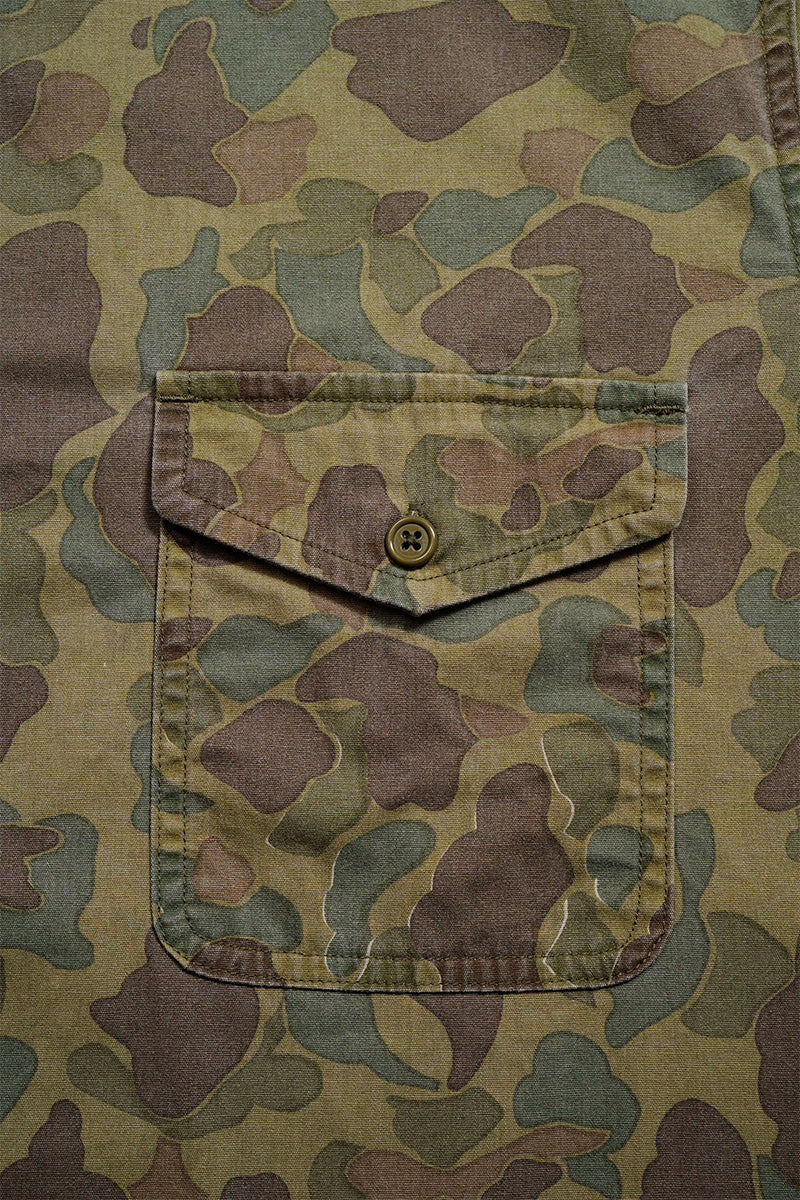 ナイジェル・ケーボン】MAN / デッキシャツ - ダックハンターカモ