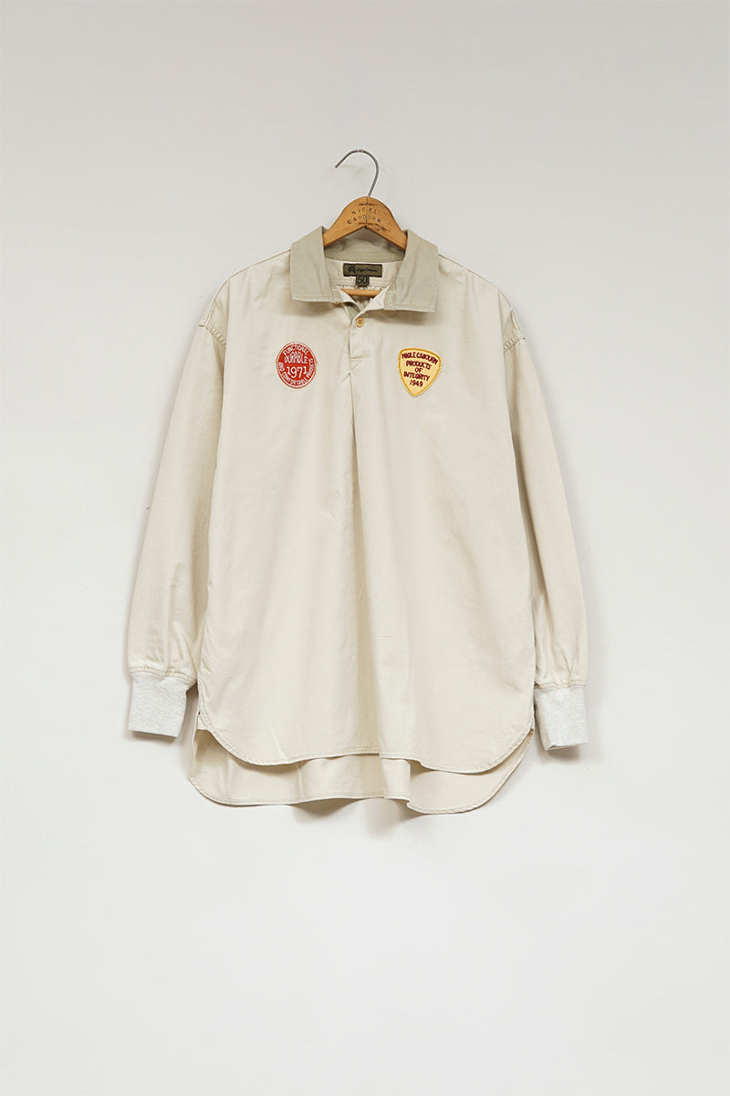 ナイジェル・ケーボン】MAN / ラガーシャツ - ピグメント / RUGGER