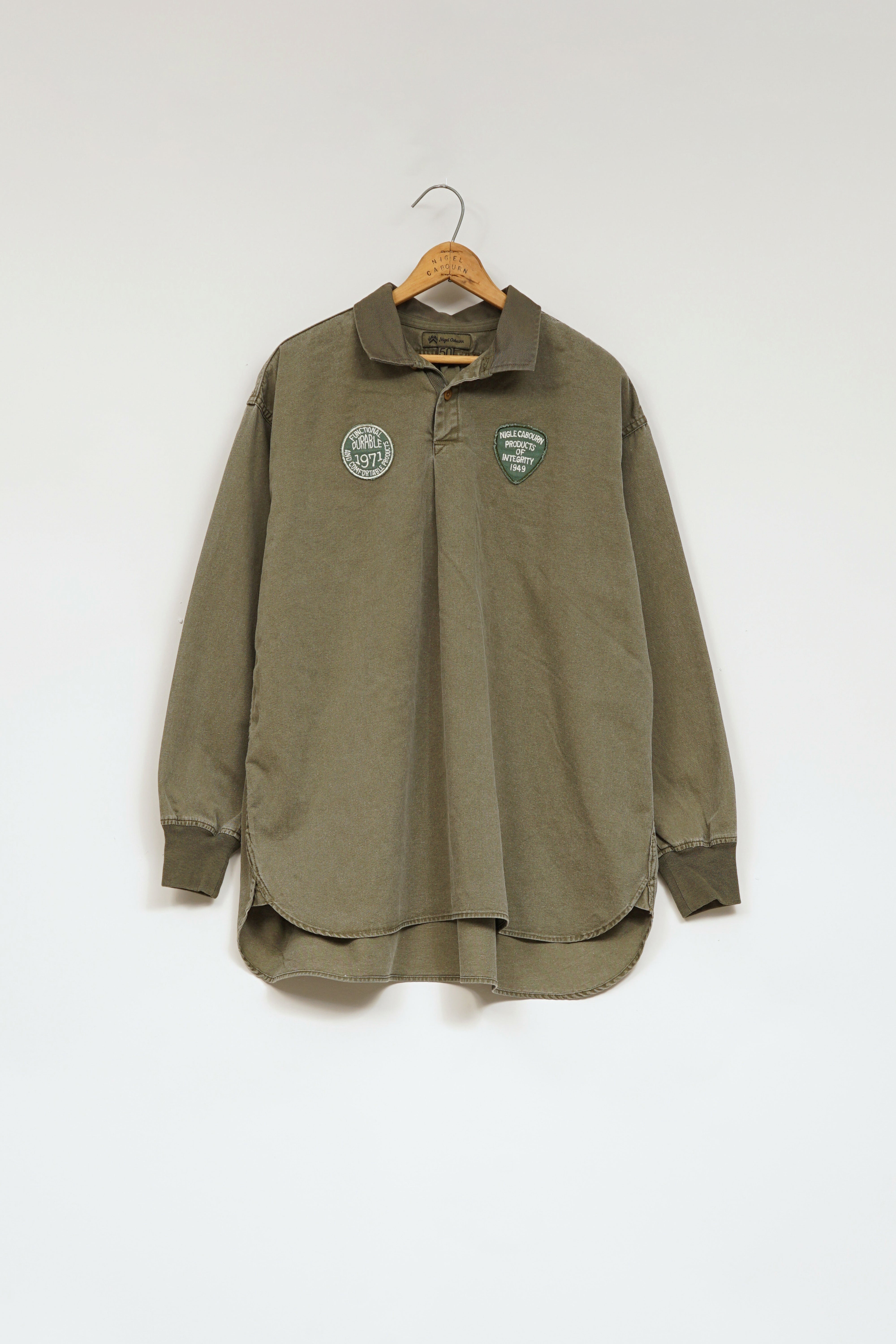 ナイジェル・ケーボン】MAN / ラガーシャツ - ピグメント / RUGGER