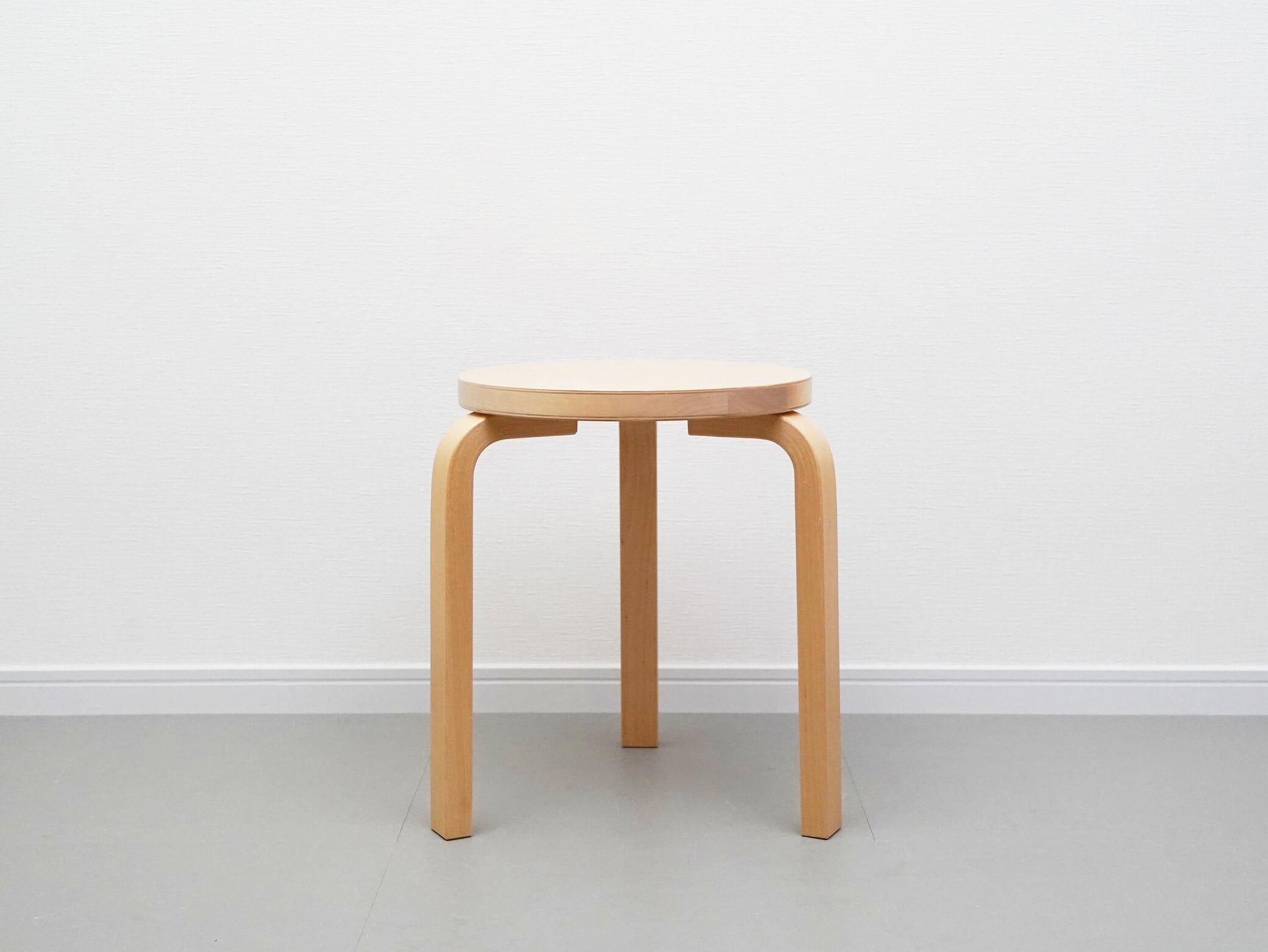 スツール60 バーチ ナチュラル 3本脚 アルヴァ・アアルト アルテック