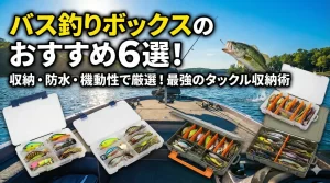 バス釣りボックスおすすめ6選！オカッパリとワーム収納術を徹底解説
