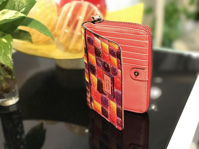 Castello Da Vinci -カステロダヴィンチ Mosaic Croco / Flap Wallet