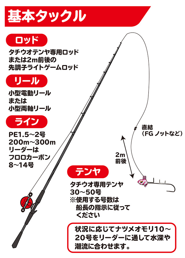 タチウオテンヤロッド タチウオ タコロッド 乗せ調子 新品未使用 2026