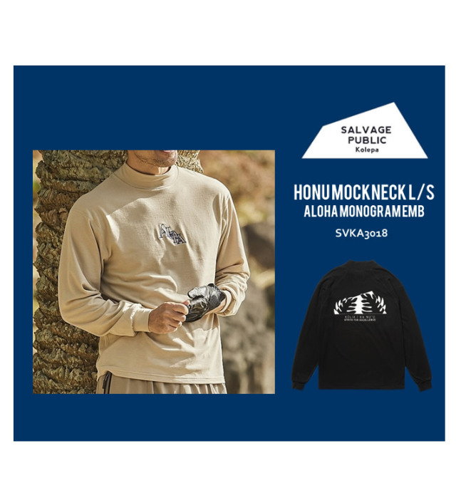 SALVAGE PUBLIC KOLEPA［サルベージパブリックコレパ］Honu Mockneck L