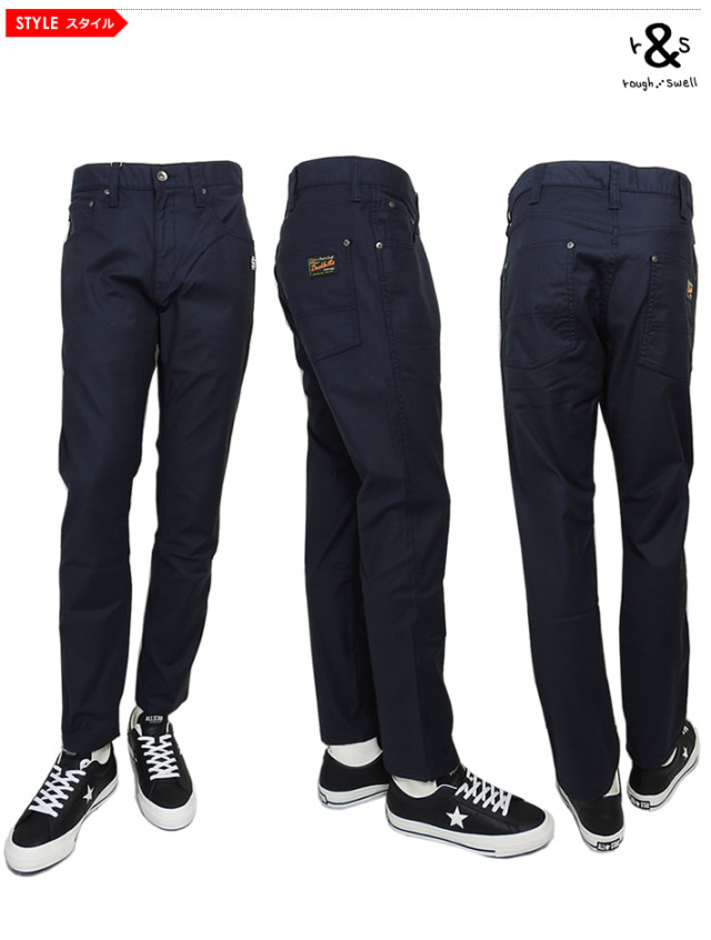 rough&swell［ラフアンドスウェル］ANTONIO PANTS/5ポケットストレッチ