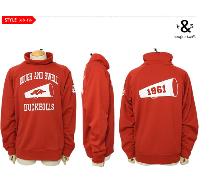 rough&swell［ラフアンドスウェル］CHEER HORN OFF TURTLE/裏起毛