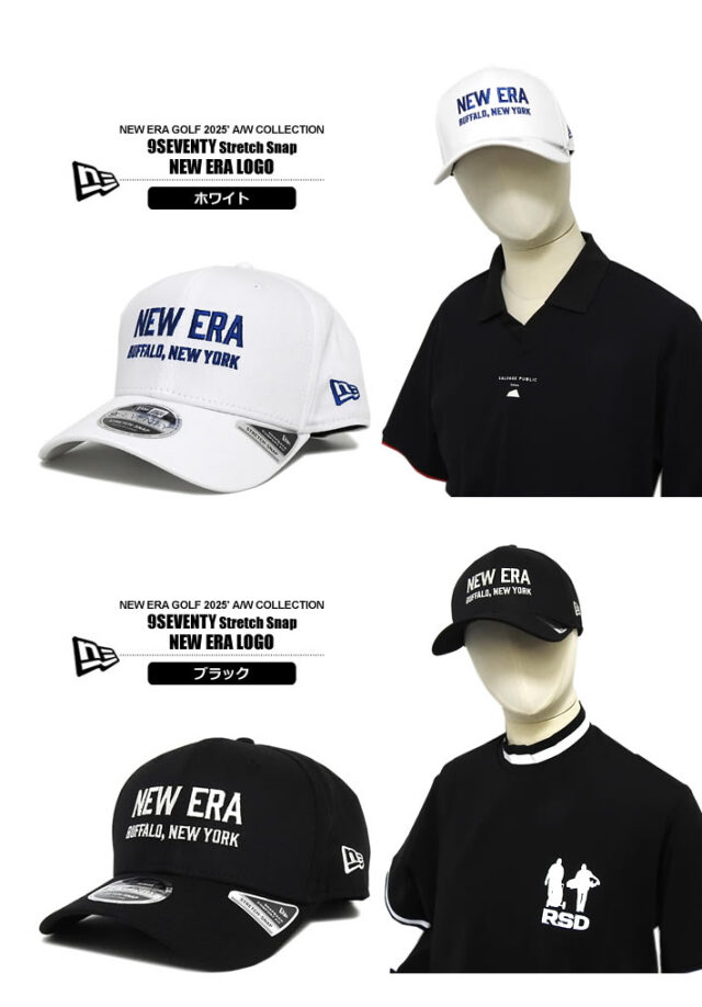 NEW ERA GOLF［ニューエラゴルフ］9SEVENTY Stretch Snap NEW ERA LOGO