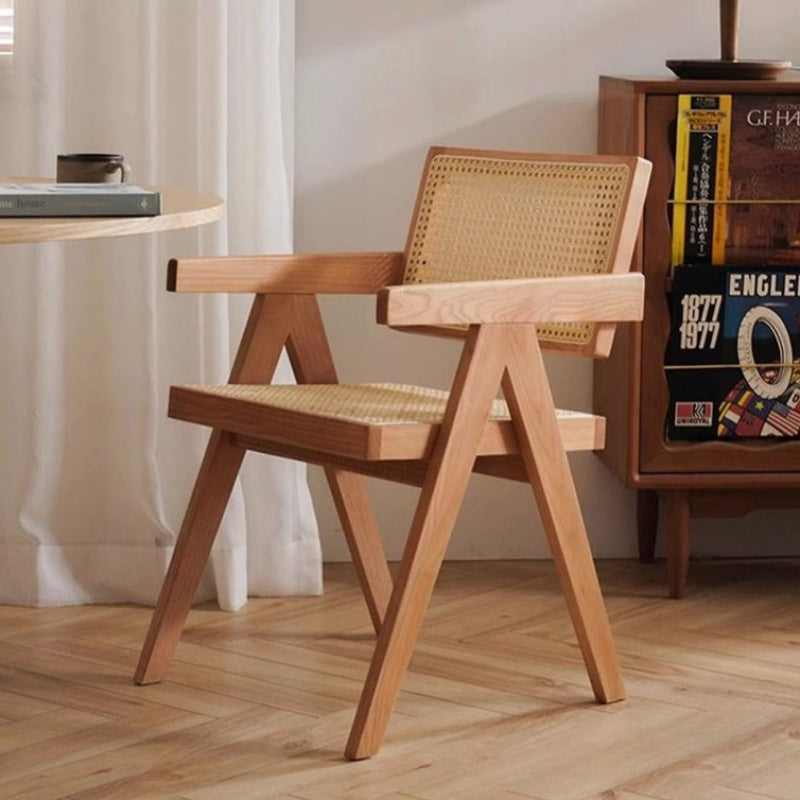 チェア 1脚 ラタン 椅子 カフェ風 籐編み ダイニングチェア リビング