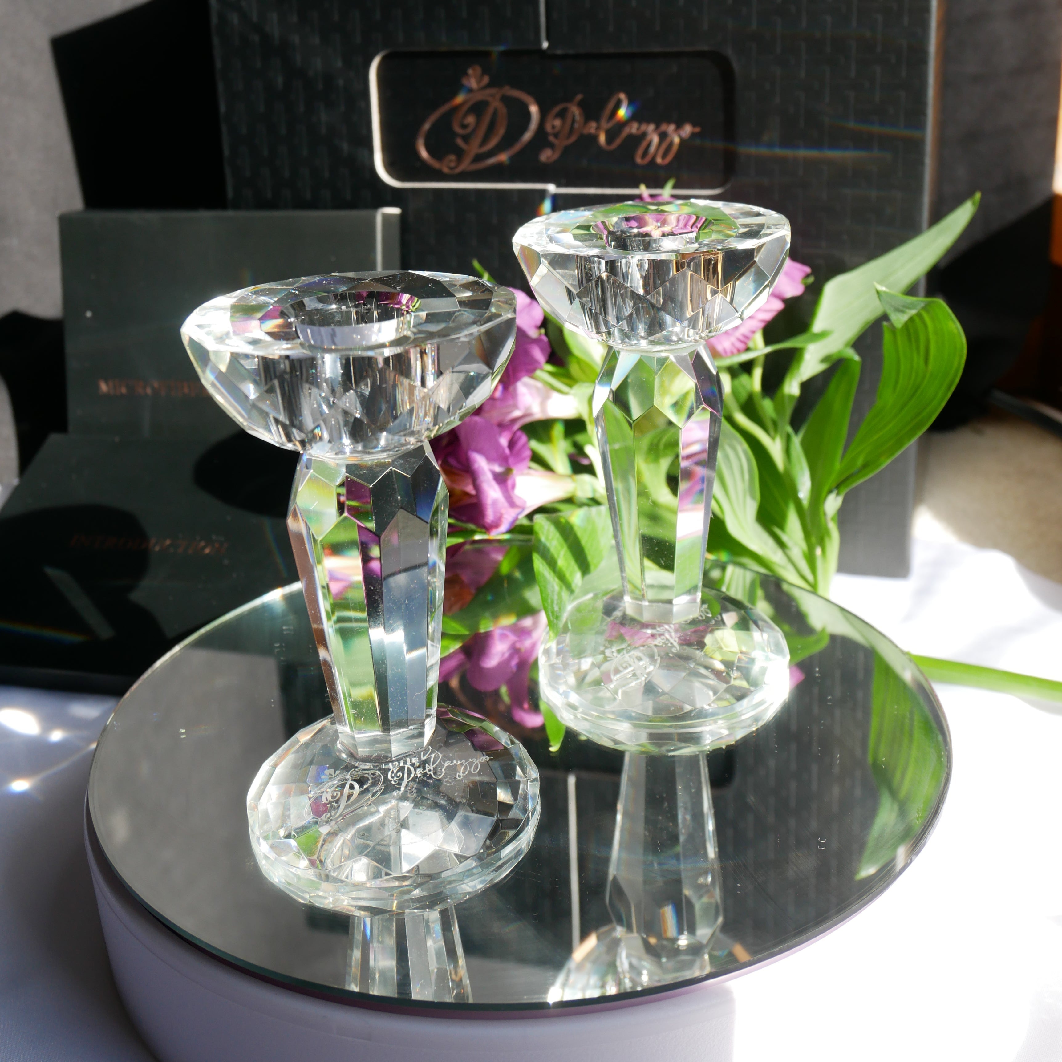 クリスタルキャンドルホルダー 2個セット – Palazzo