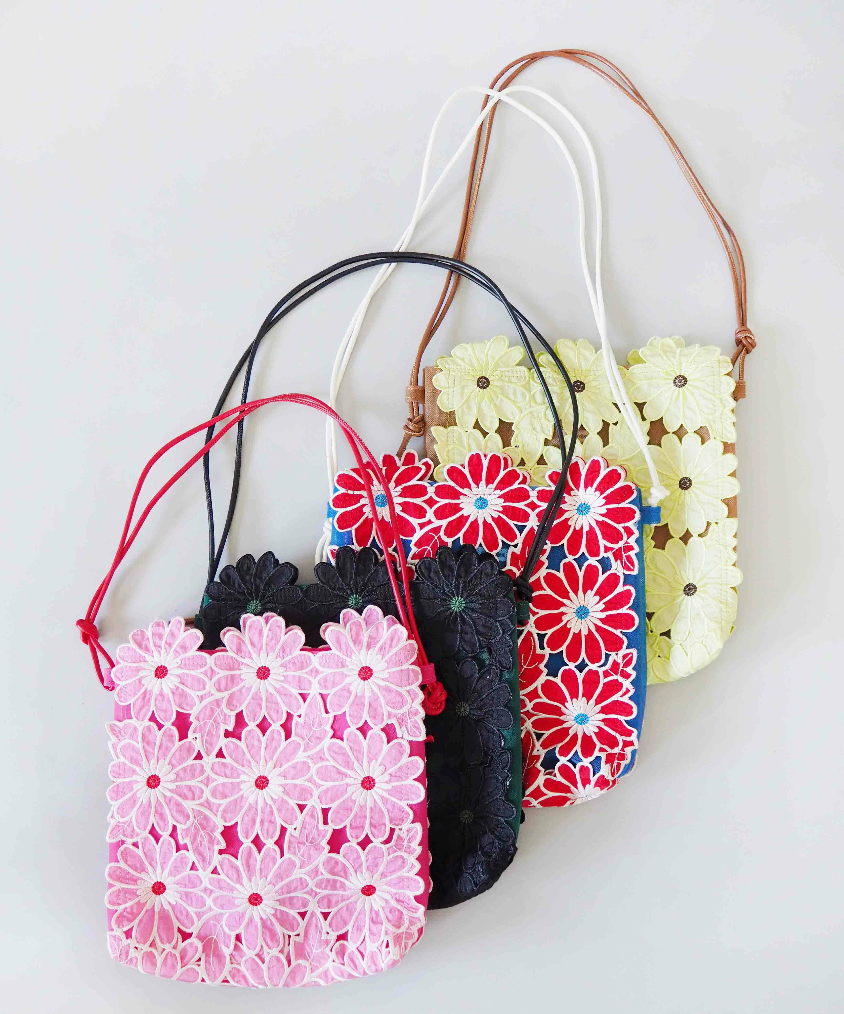 HEY! Mrs ROSE(ヘイ！ミセスローズ)フラワー刺繍TOTE mini | CASSELINI