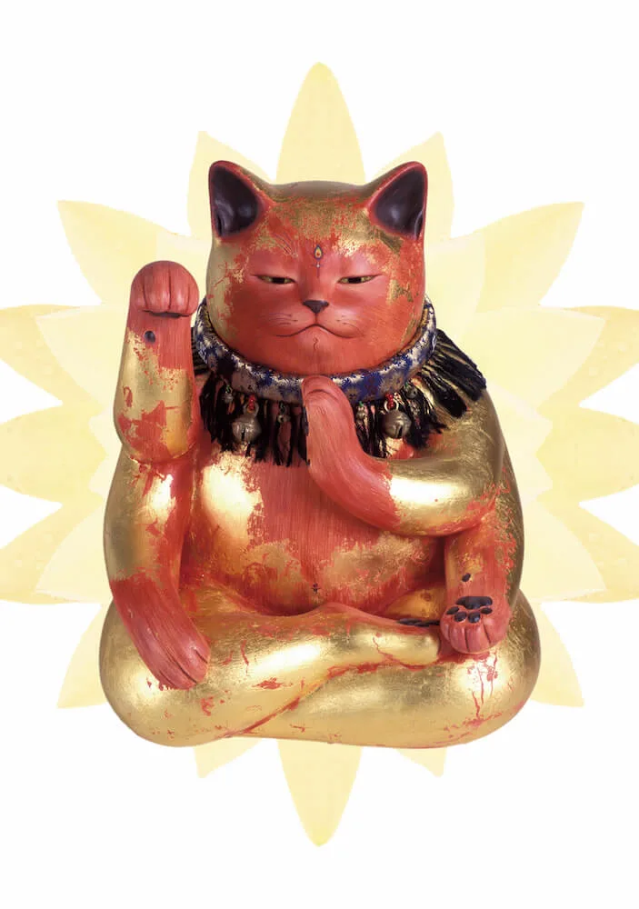 現代ねこアートの仏師！もりわじん氏の作品1000体を展示する「千の福