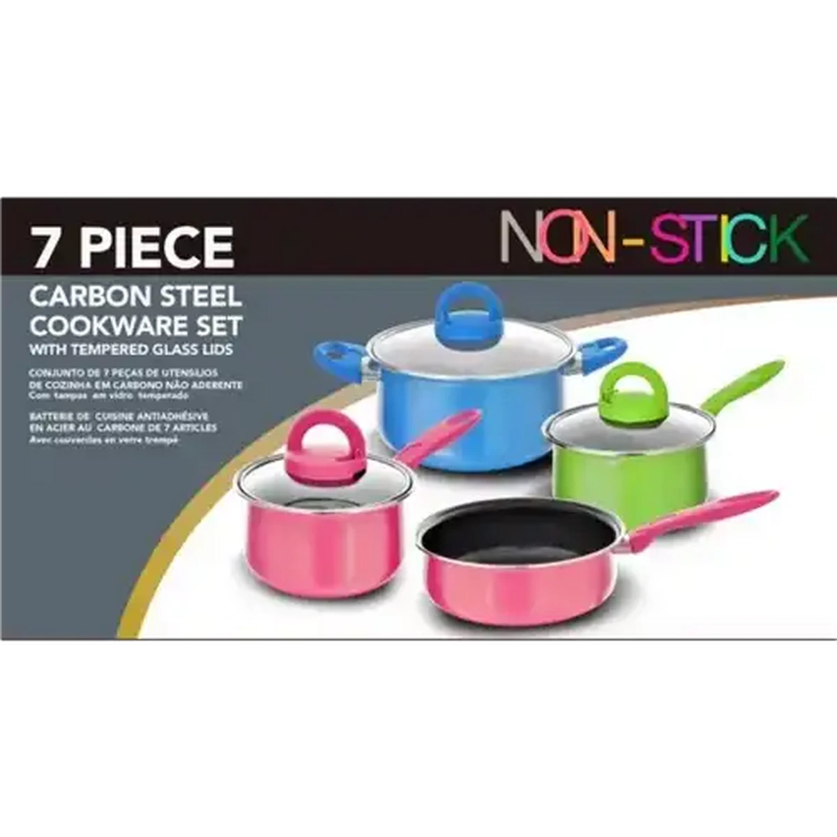 Checkers Sixty60 | Carbon Steel Cookware Set 7 Piece