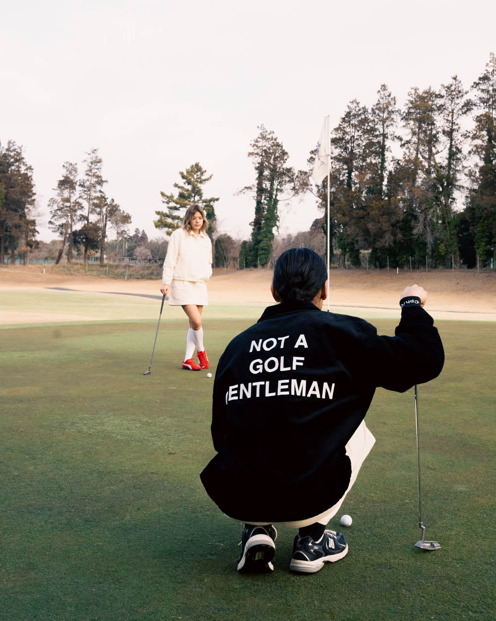 GENTLEMAN CORDUROY COACH JACKET - BLACK - – Cph/Golf™︎