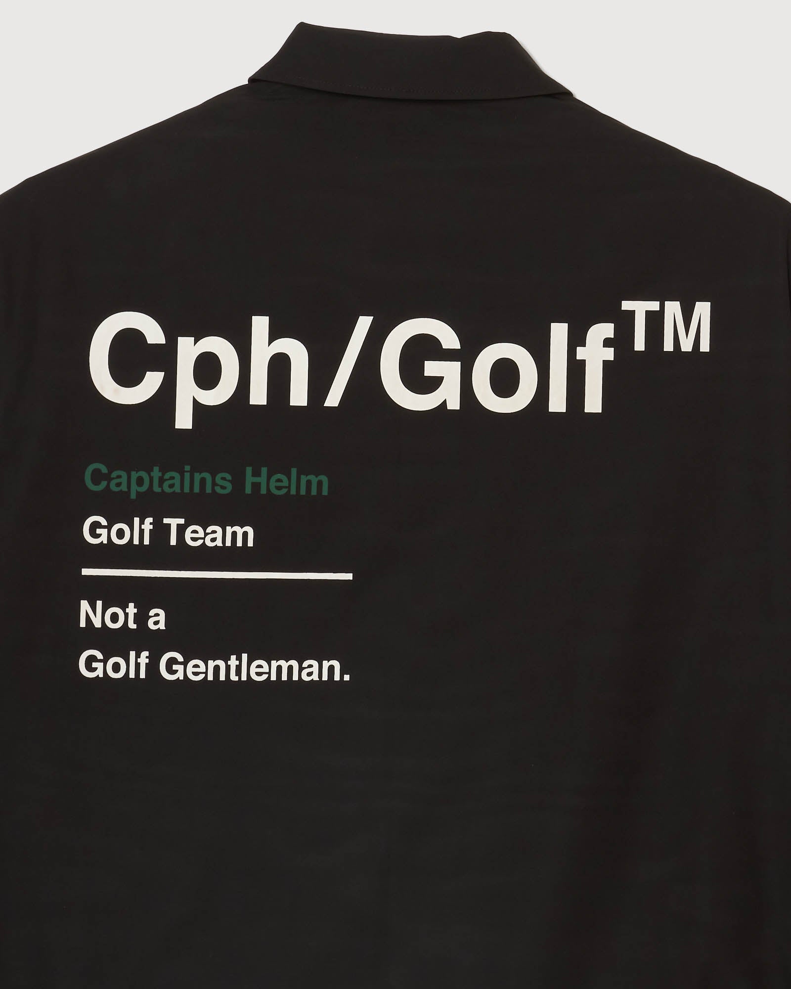 Cph/Golf™️ZIPPER COACH JKT - BLACK - – Cph/Golf™︎