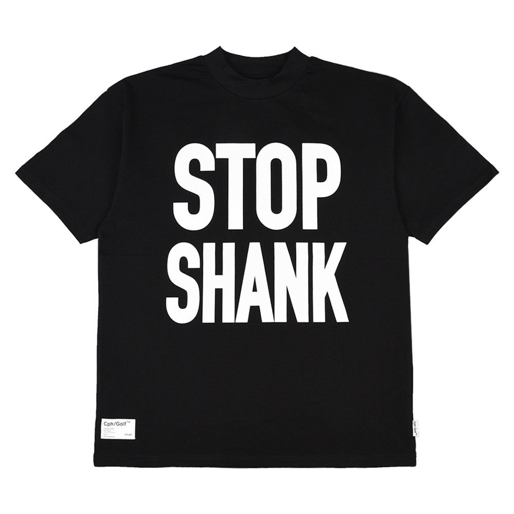 STOP SHANK HALF MOCK NECK TEE BLACK – Cph/Golf™︎