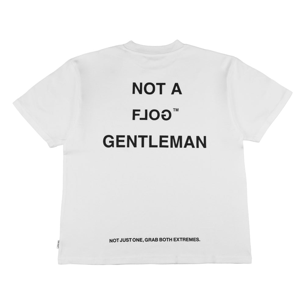 Cph/Golf×RUFFLOG SS MOCK NECK TEE WHITE – Cph/Golf™︎