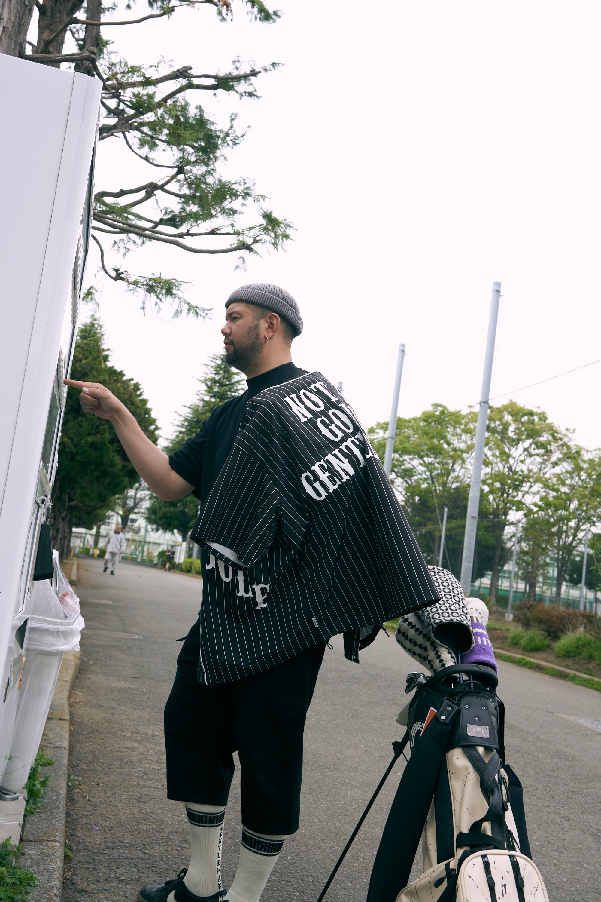 CLASSIC STRIPE BB SHIRT BLACK – Cph/Golf™︎