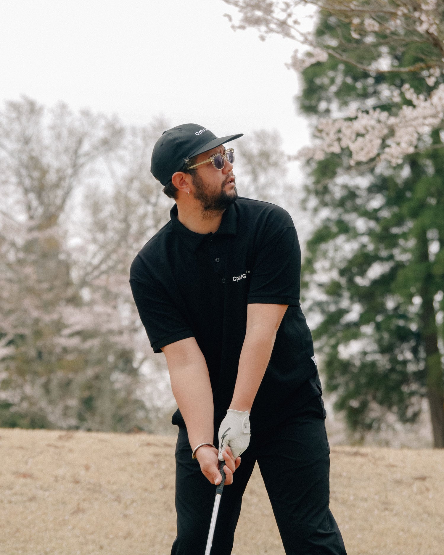 Cph/Golf™️ #Cph/Golf TM POLO - BLACK - – Cph/Golf™︎