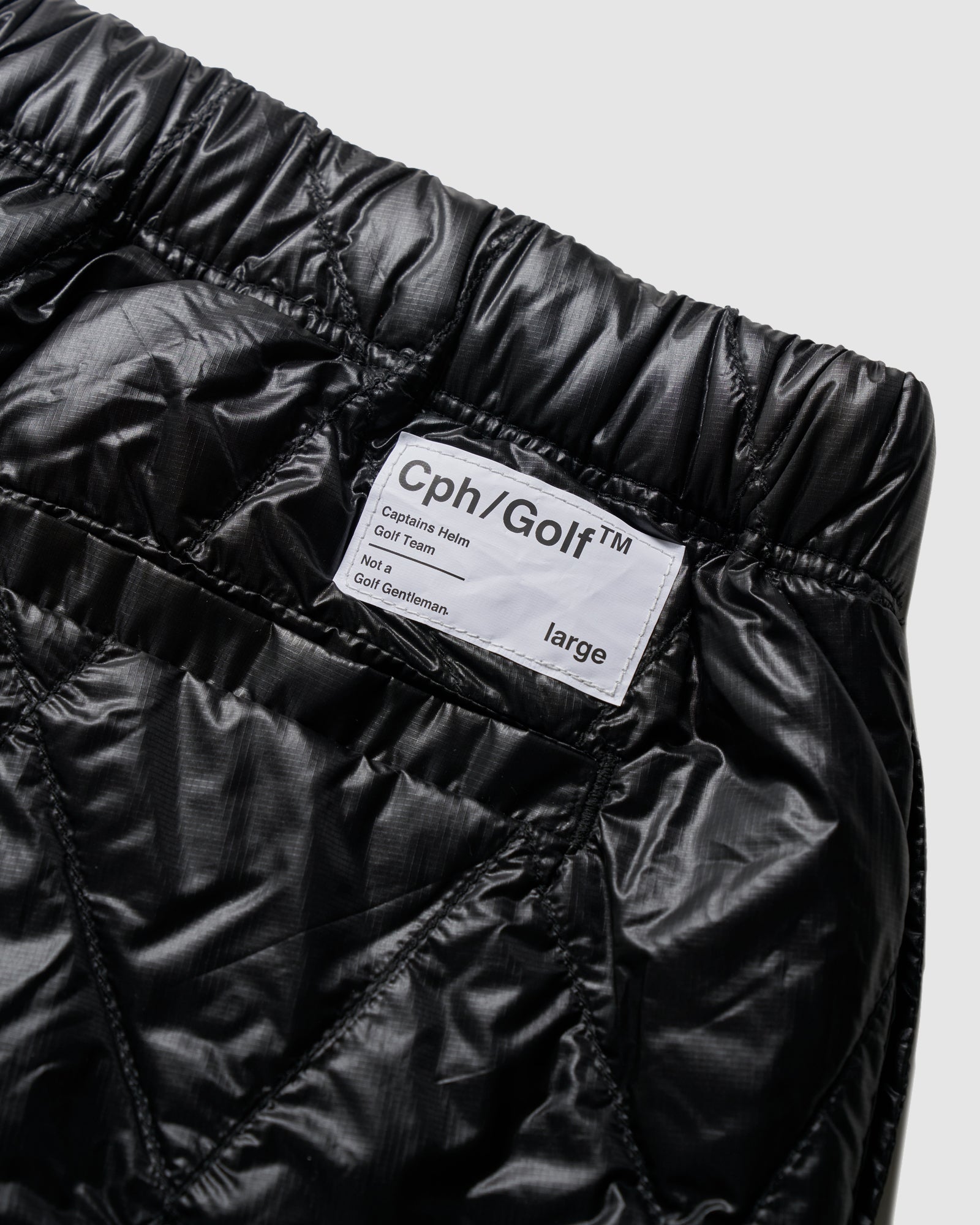 NANGA® × Cph/Golf™ #QLT DOWN TRACK PANTS - BLACK - – Cph/Golf™︎