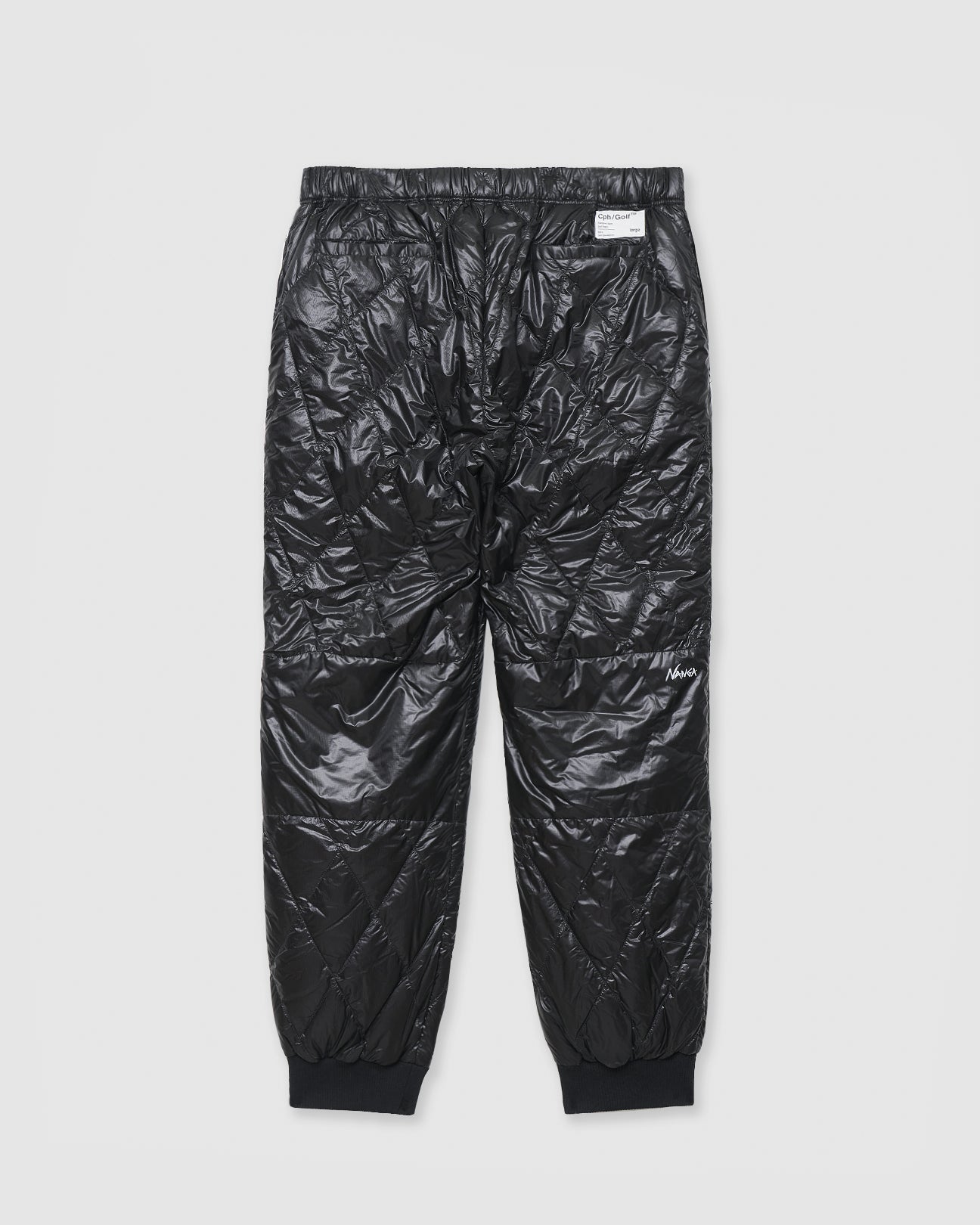 NANGA® × Cph/Golf™ #QLT DOWN TRACK PANTS - BLACK - – Cph/Golf™︎