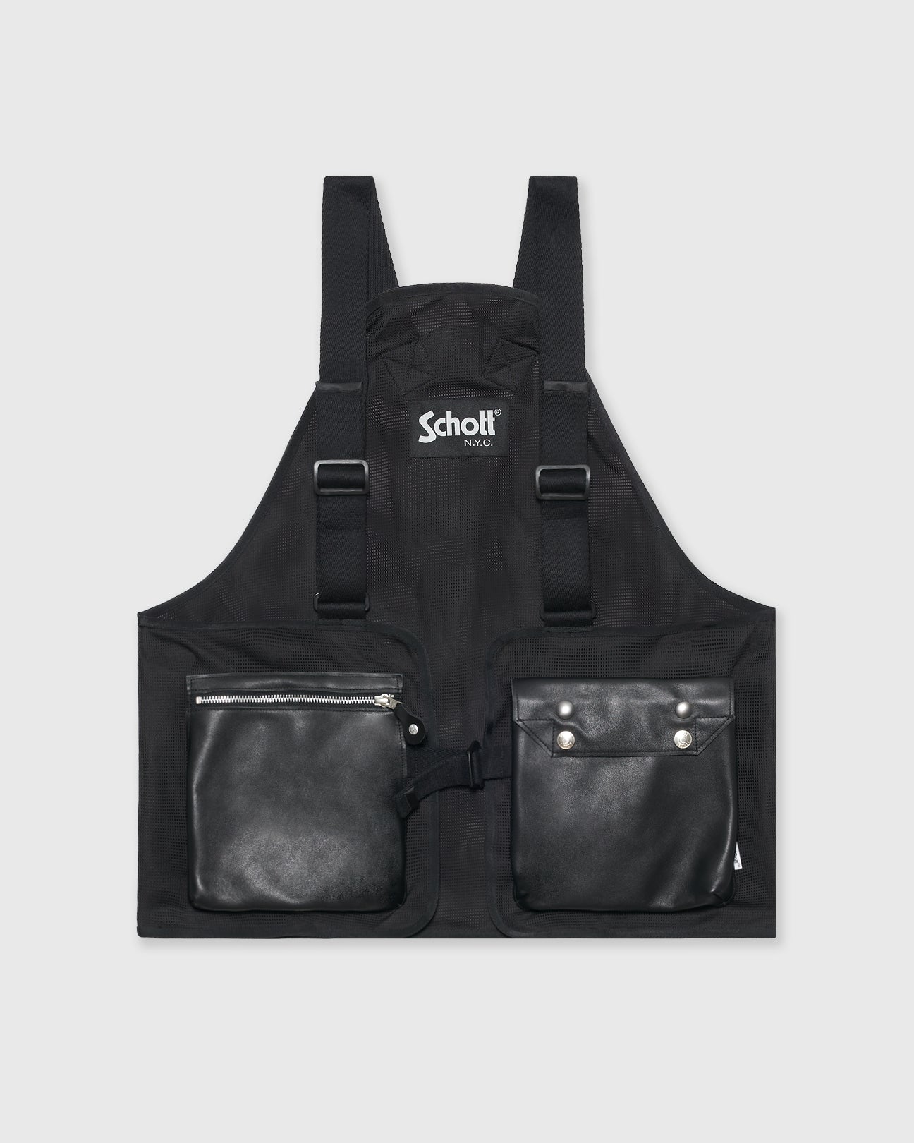 SCHOTT × CAPTAINS HELM GOLF #GOLF VEST - BLACK - – Cph/Golf™︎