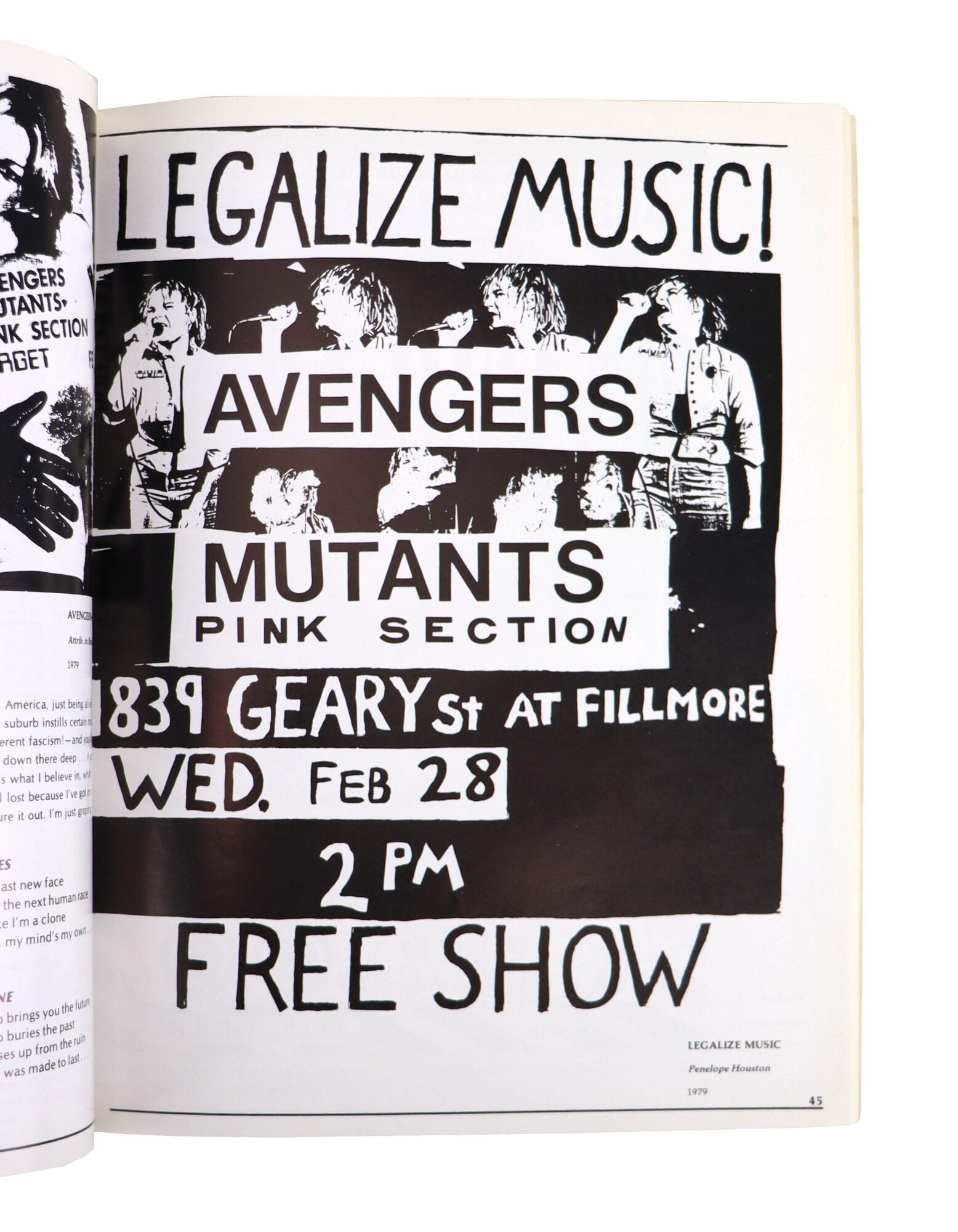 Streetart: The Punk Poster in San Francisco 1977–1981 Signed and