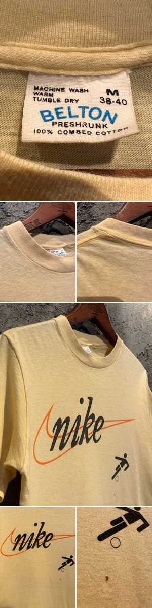 1970's “ NIKE（ナイキ） ” / “ 筆記体ナイキ×SOCCER ” TEE - CAPRi SHOP
