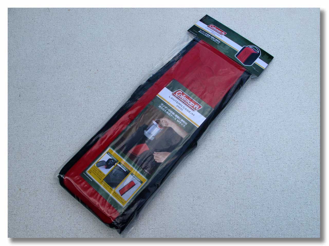 Coleman コールマン 小型ランタン用 ランタンケース レッド M