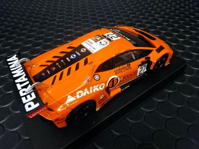 RACER / SIDEWAYS 1/32 ｽﾛｯﾄｶｰ SWCAR01D◇LAMBORGHINI HURACAN GT3 #27