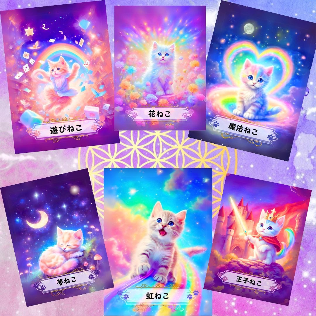 魔法ねこカード（2025年2月発売） | 日本のオラクルカード・タロット