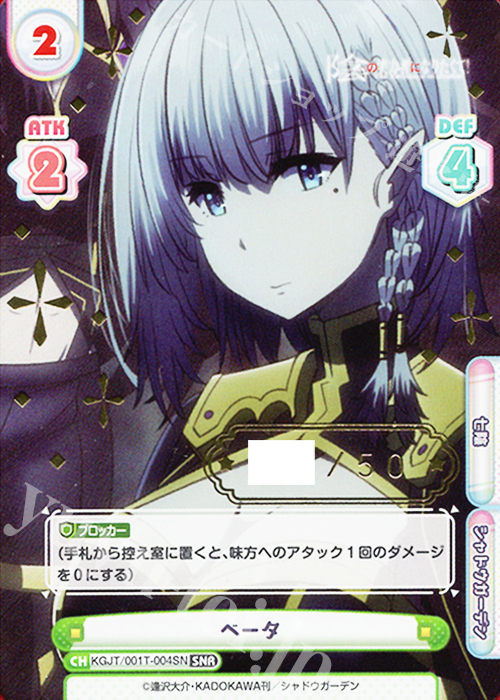 SNR ベータ（箔押し入り） 買取 | 陰の実力者になりたくて！ | Re