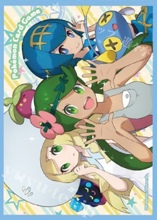 ポケモンカードゲーム デッキシールド 『マオ・スイレン・リーリエ