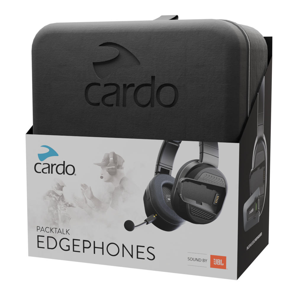 PACKTALK EDGEPHONESヘッドセット | Cardo Systems